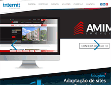 Tablet Screenshot of internit.com.br
